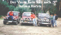 Der Vierte hatte hier noch
keinen Rocsta